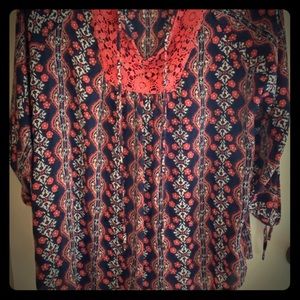 Floral Dress Barn Blouse